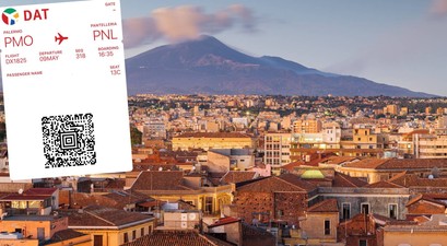 Sizilien mit dem Ätna im Hintergrund: Sizilien subventioniert Flüge aufs italienische Festland.