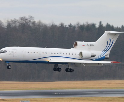 Yakovlev Yak-42: Wurde bis 2003 gebaut.