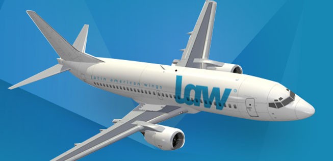 Auftritt von LAW Latin American Wings: Vorerst unterwegs nach Punta Cana.