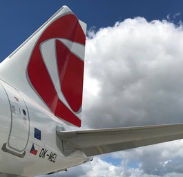 Airbus A319 von CSA Czech Airlines: 2019 für Eurowings unterwegs.