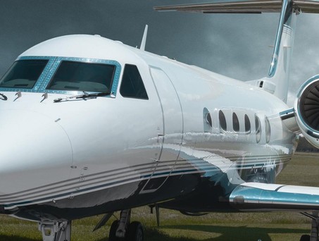 Gulfstream G400 von Baires Fly: Das Flugzeug mit der Kennung LV-JQW brachte Flavio Bolsonaro in die USA.