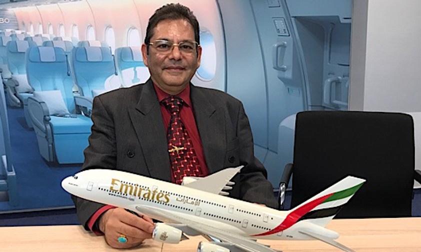 Amin Javer kennt alle Airbus A380 von Emirates in- und auswendig.