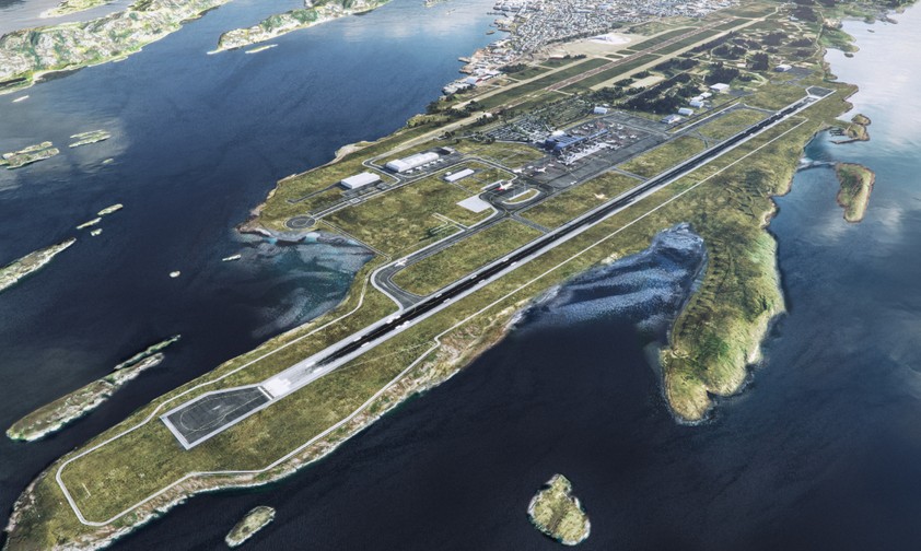Der neue Flughafen Bodø: So soll er aussehen.