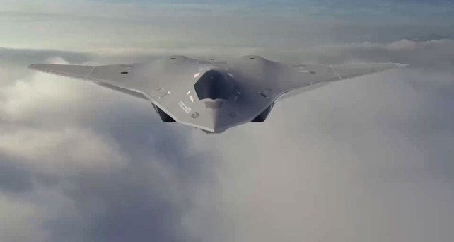 Schanzloses Kampfflugzeug (hier ein Konzept von Collins Aerospace): Die sechste Generation kommt anders saher.