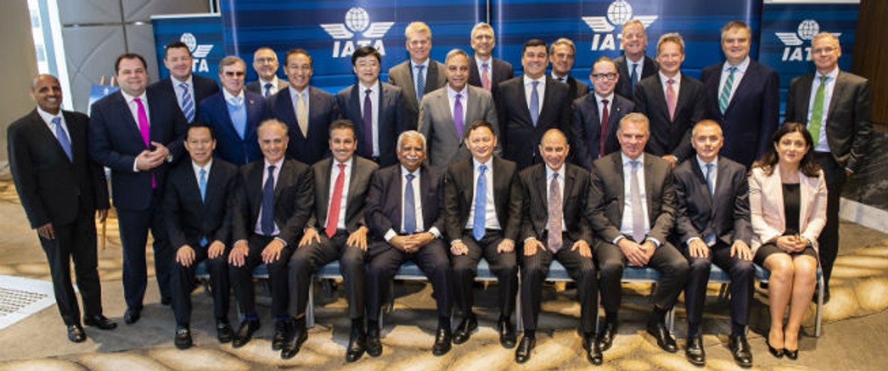 Vorstand der Iata: Eine Art Wimmelbild - wo sind die Frauen?
