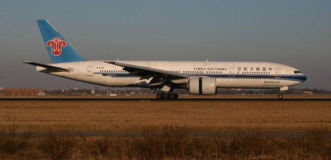 Boeing 777-200 von China Southern.