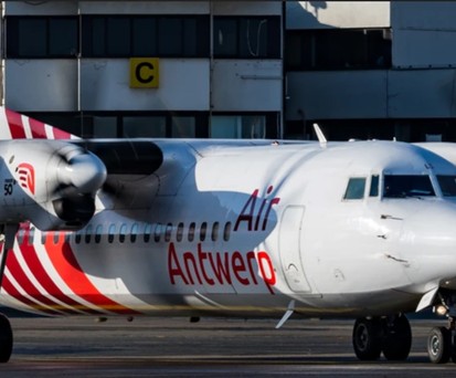 Fokker 50 von Air Antwerp: Wird erstmal nicht gebraucht.
