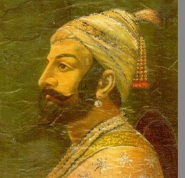Porträt von Chhatrapati Shivaji Maharaj: Der Flughafen trägt nun seinen Namen mit Ehrentitel.