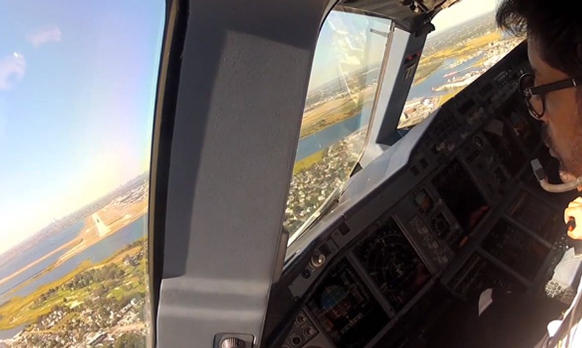 A380-Cockpit: Eine beeindruckende Landung