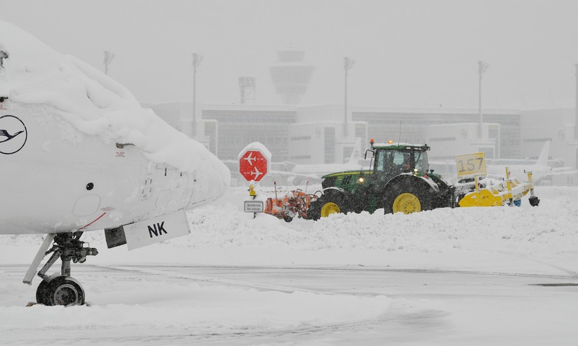 lufthansa schnee muenchen