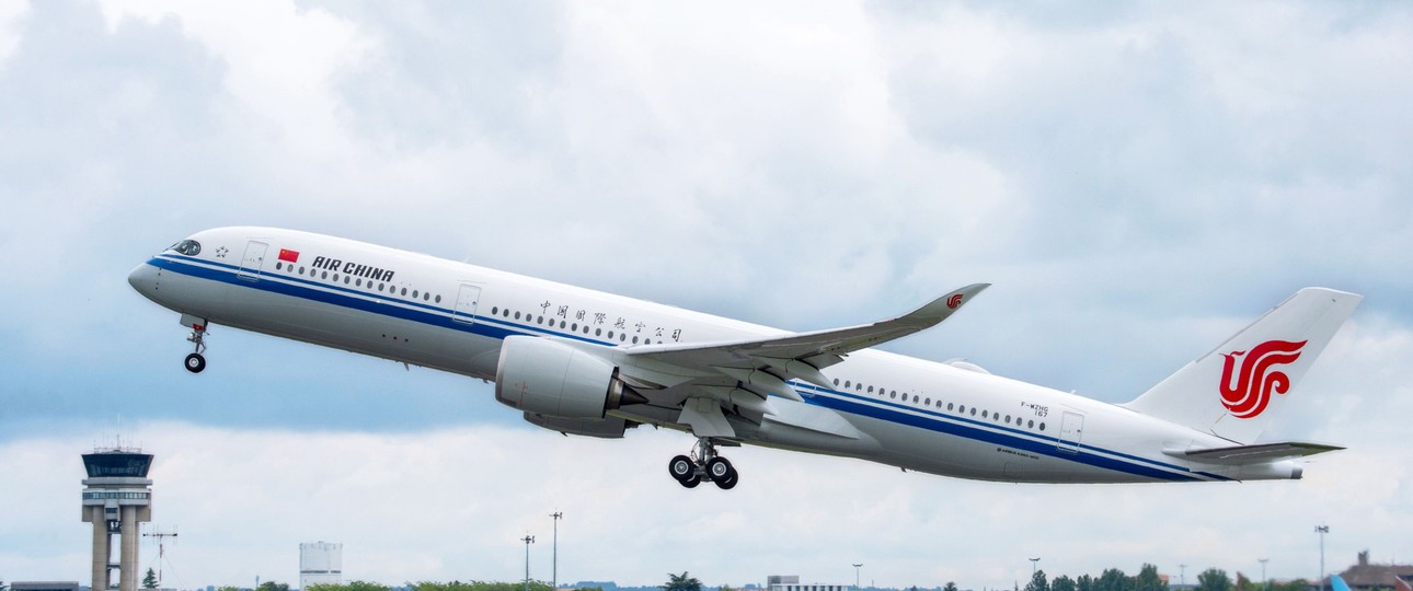 Airbus A350-900 von Air China: Zehn der Jets hat die Airline schon.