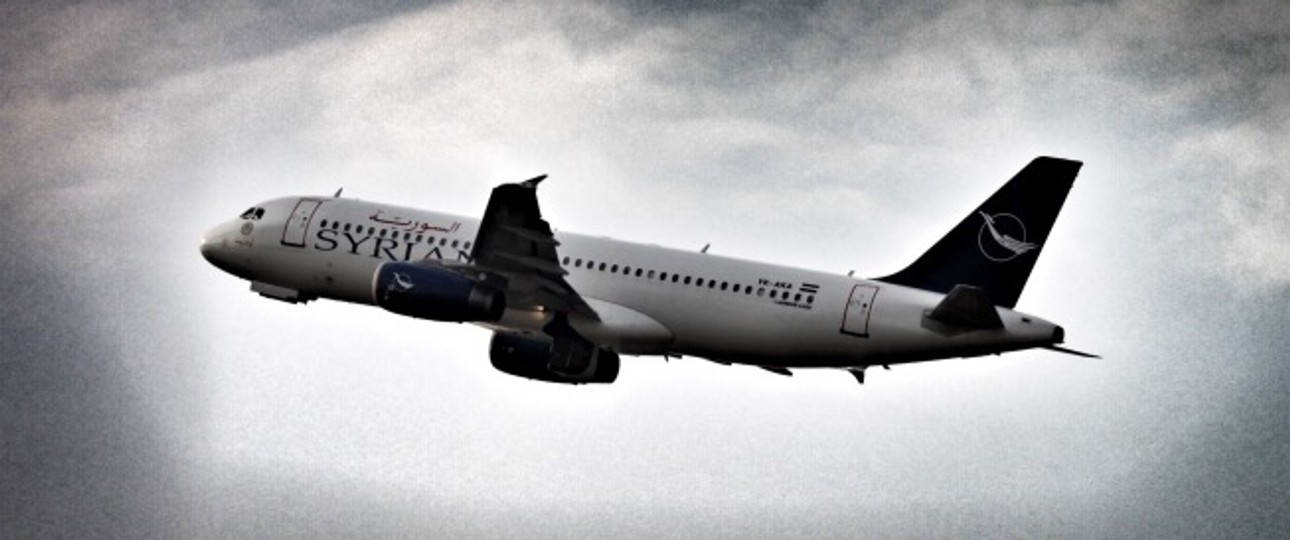 Airbus A320 von Syrian Air: Das Flugzeug kann derzeit nicht mehr fliegen.
