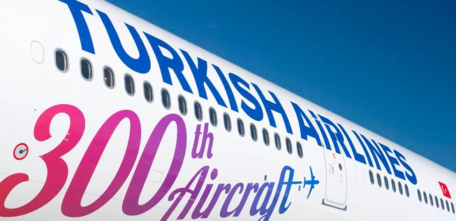 Airbus A330 von Turkish Airlines: Die Flotte umfasst nun 300 Flugzeuge.