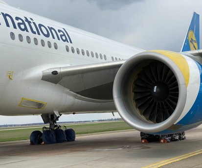 Boeing 777-200 von Ukraine International: Die Airline bekommt Verstärkung.