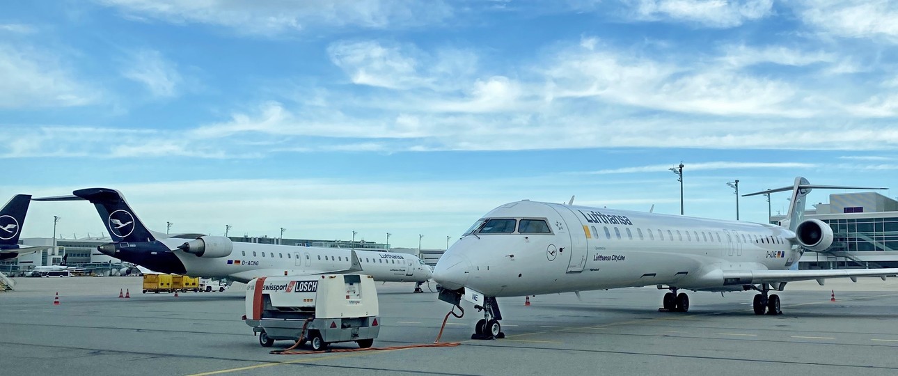 Bombardier CRJ 900 der Ciytline: Saarbrücken wird die temporäre Heimat.