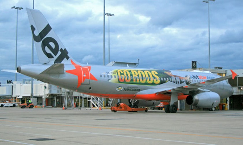 A320 von Jetstar - die Sitze machten seltsame Bewegungen.