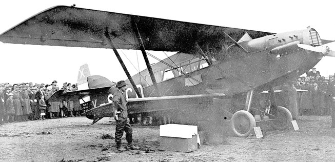 Die Potez 29 von Aeroput vor dem Start im Februar 1928.