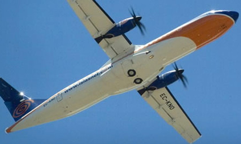 ATR72 von Islas Airways: Flotte bleibt am Boden.