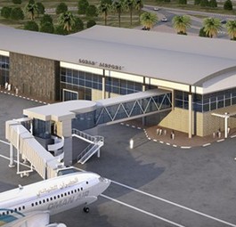 Entwurf des Flughafen Sohar: Der einzige Anbieter zieht sich zurück.