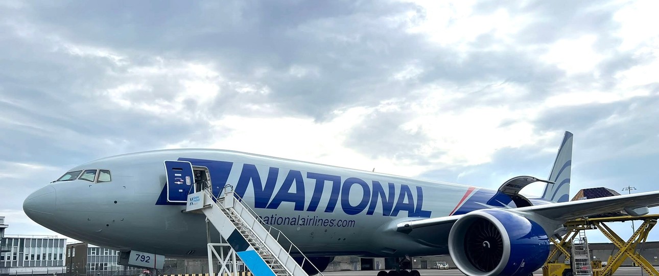 Die Boeing 777 F mit dem Kennzeichen N792CA: Absolvierte einen Rekordflug