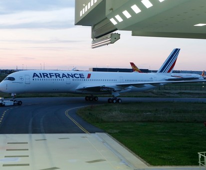 Der erste Airbus A350 von Air France: KLM gibt ihre Oder an die Franzosen ab.