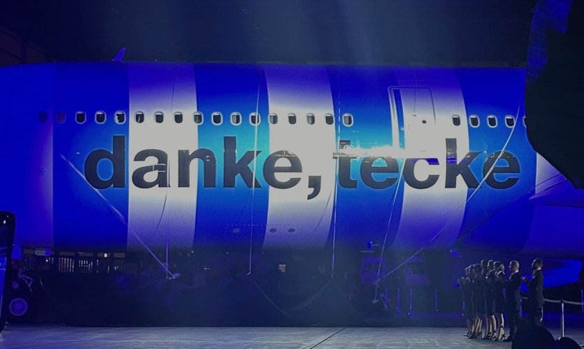 Die D-ANRT bei der Abschiedsfeier für Ralf Teckentrup: Ein großes Dankeschön.