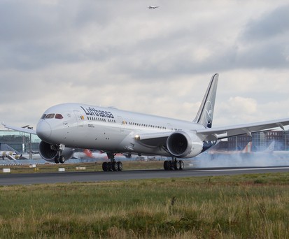 lufthansa erste boeing 787 mit allegris d abpf