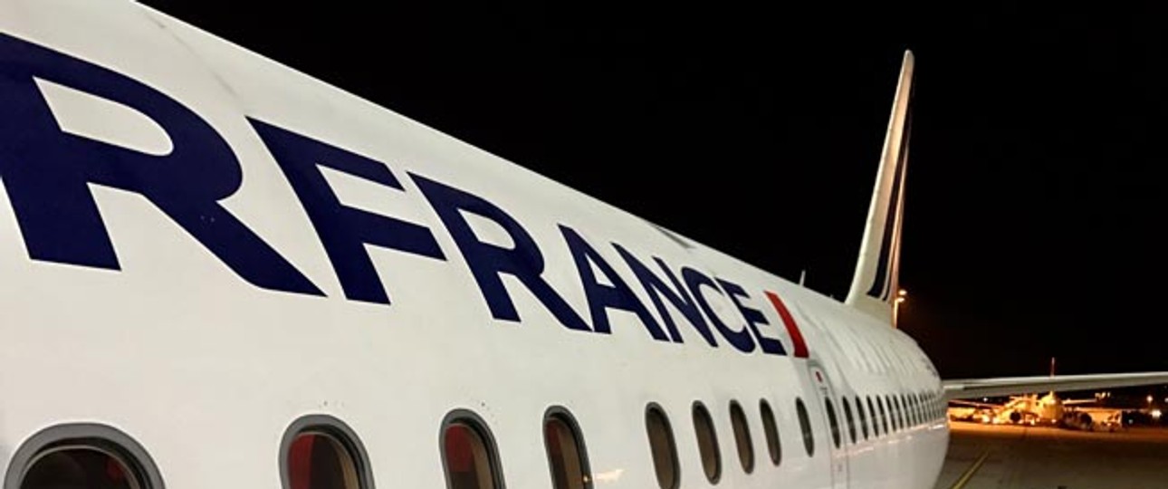 Airbus A318 von Air France: Rund jeder sechste Flug fällt aus.