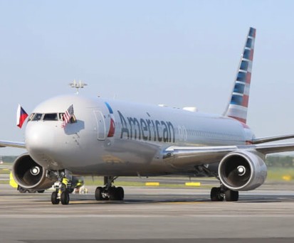 American Airlines am Flughafen Prag: Zuletzt 2019.