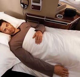 First-Class-Passagier bei Qantas: Seltenheitswert.