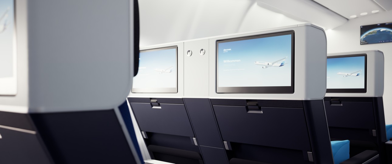 Die künftige Premium Economy Class in den Airbus A330 von Discover Airlines: 31 Plätze.
