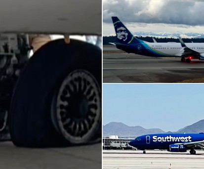 Vollbremsung auf Piste verhindert Kollision von zwei Jets in den USA