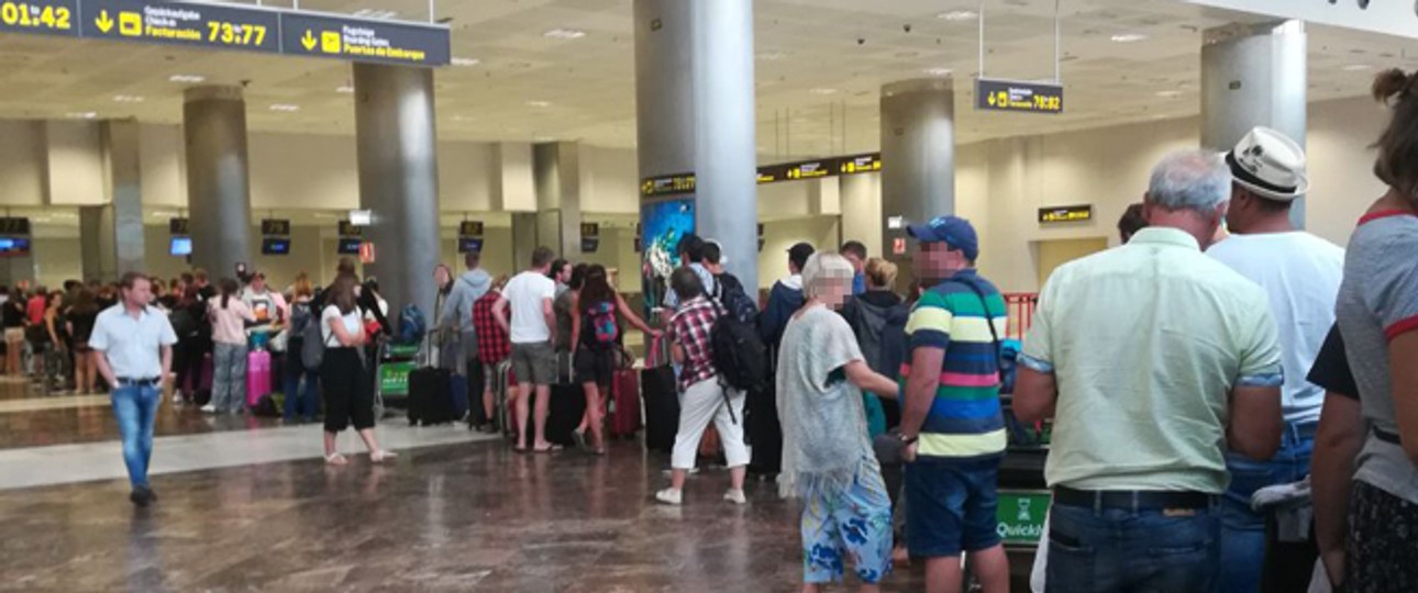 Warteschlangen in Teneriffa: Fliegen wir oder fliegen wir nicht?