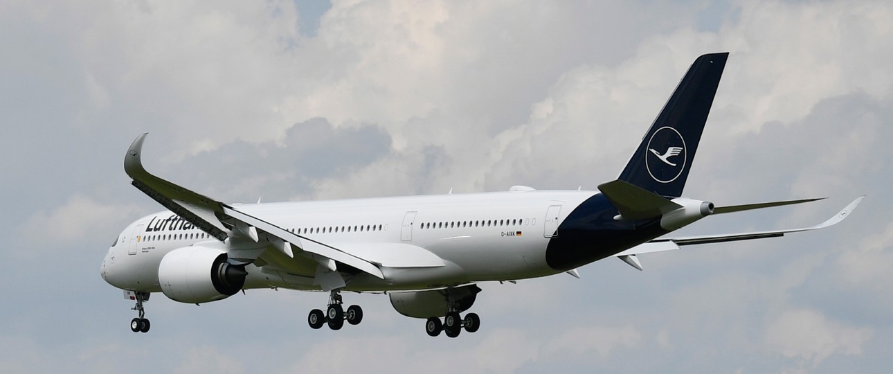 Airbus A350 von Lufthansa: Fliegt auch in die USA.