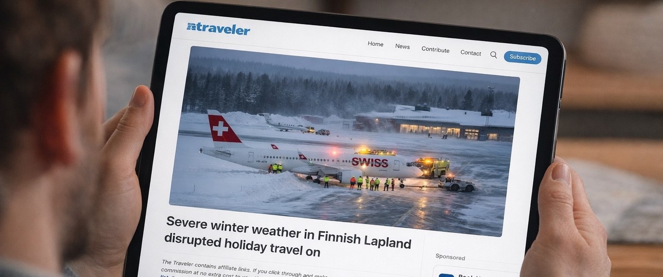 Fake News: Angebliches Bild des Airbus A220 in Kittlä - doch es ist nicht echt.