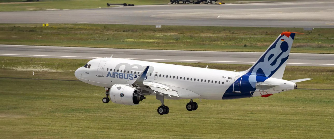 Airbus A319 Neo landet: Airbus bietet hat das Flugzeug aus der Verkaufspalette gestrichen.