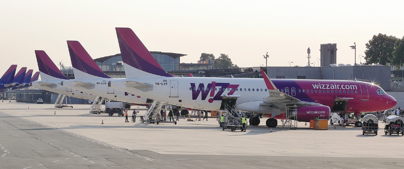 Wizz-Air-Jets in Dortmund: Die Airline fliegt dort seit 2010, gründete 2020 eine Basis.
