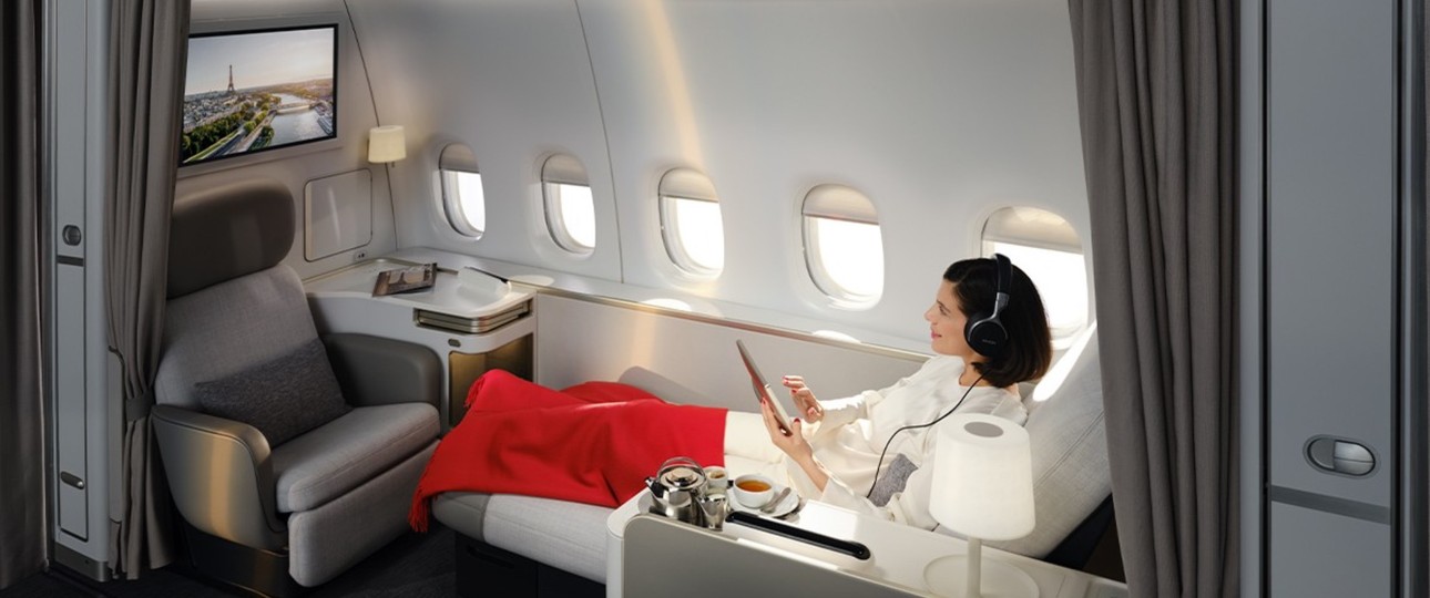 Die neue First-Class-Suite bietet 3,5 Quadratmeter Wohnfläche.