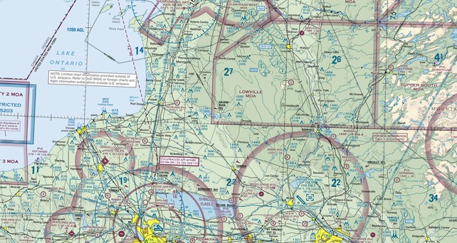 FAA-Karte: Hier wird der See noch eine Weile seinen korrekten Namen tragen. 