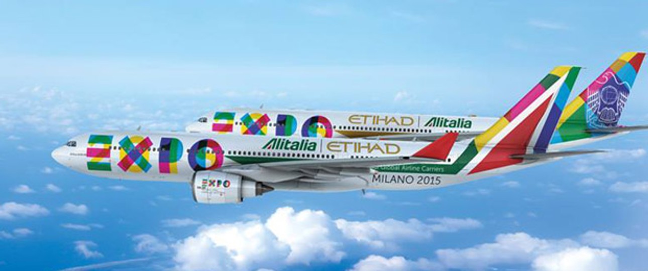 Flieger von Alitalia und der Partnerin Etihad: Hoch gesteckte Ziele.