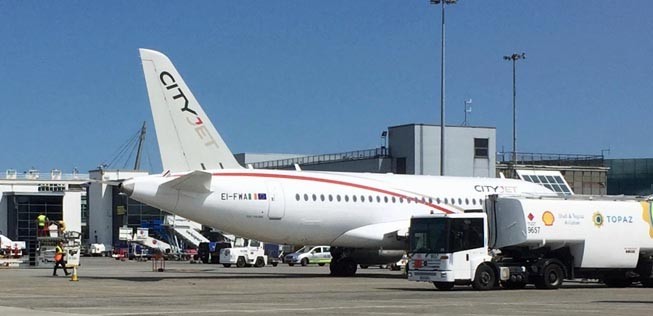 Sukhoi Superjet von City Jet: Derzeit fliegt ein Exemplar für Finnair.