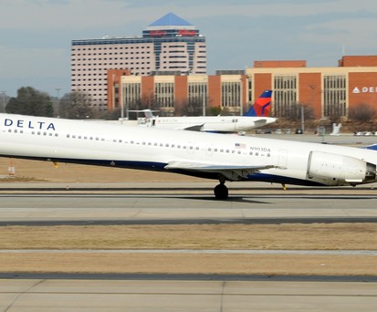MD-90 von Delta Air Lines: Ein letzter Flug nach Atlanta.