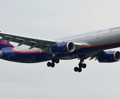 Airbus A330 von Aeroflot: Eine Maschine wurde in Colombo in Ketten gelegt.