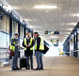 BRA-Piloten am Flughafen Stockholm-Arlanda: Ziehen um nach Arlanda.