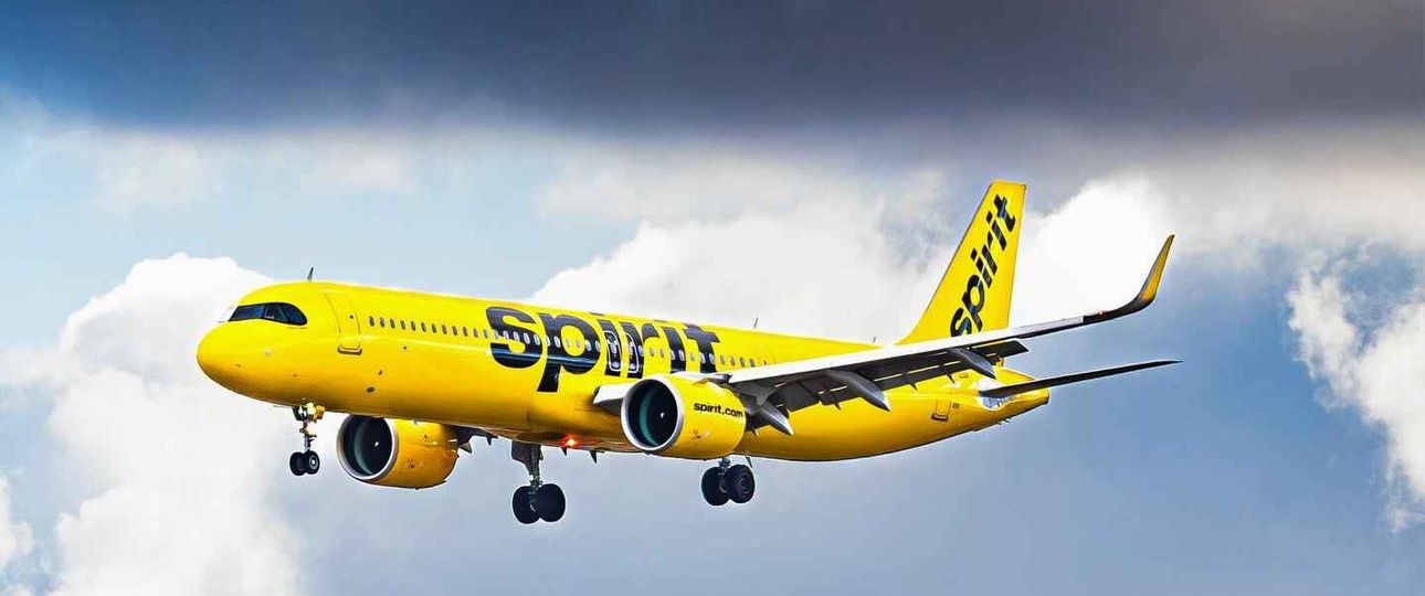 Ein Airbus A320 Neo von Spirit Airlines: Nach der gescheiterten Fusion mit Jetblue steht die Airline vor einer ungewissen Zukunft.