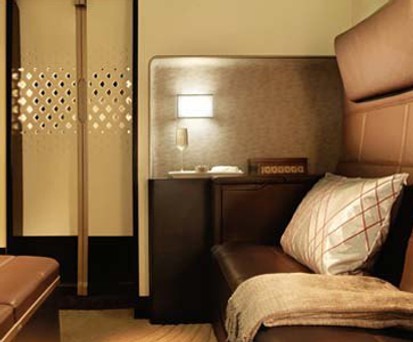 Wohnzimmer der Residence: So teuer wie ein Flug mit dem Privatjet.