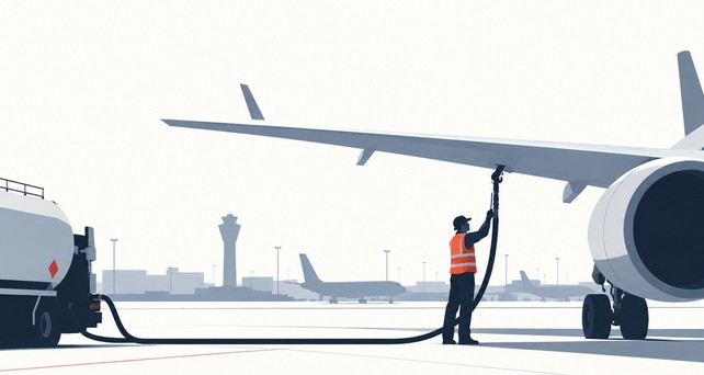 illustration kerosin treibstoff
