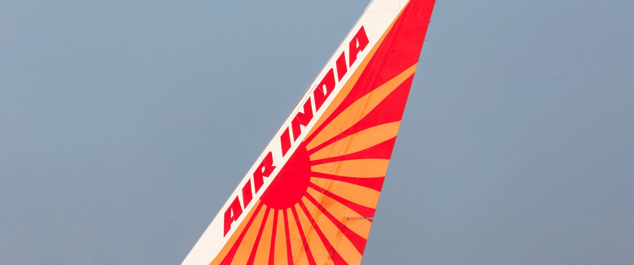 Air India: Flugzeug vergessen.