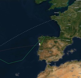 Lufthansa-Flug LH 1548 kam erst nicht in Ponta Delgada an - und dann auch nicht in Frankfurt.