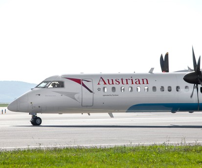Dash 8 von Austrian Airlines: Eine Waffe im Kampf gegen die neue Konkurrenz: